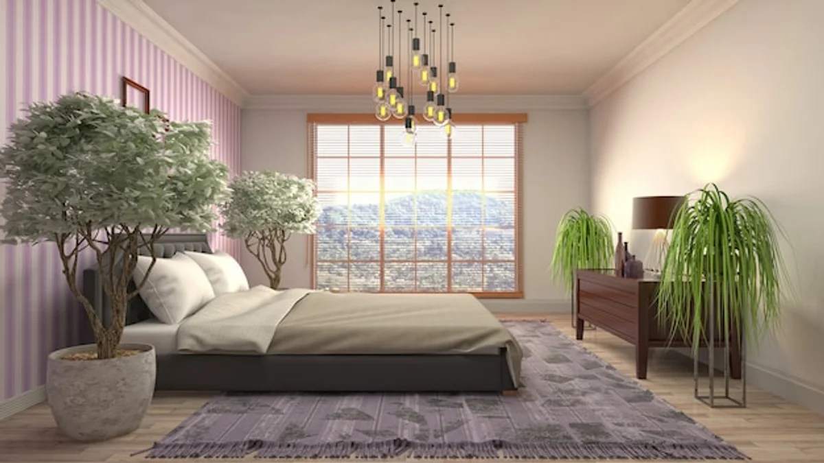 cozy feng shui bedroom soft light neutral colors modern