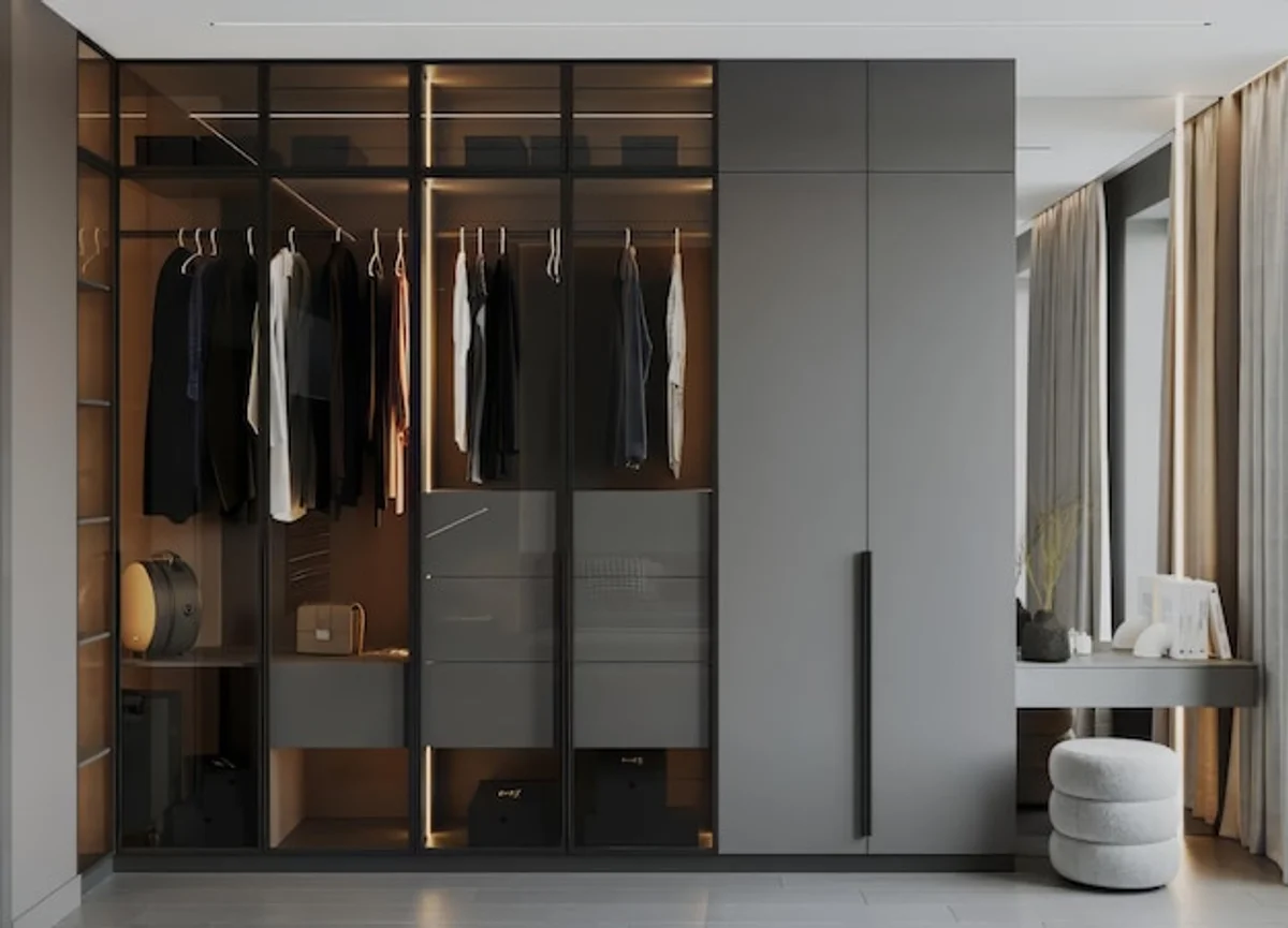 minimalist wardrobe organization modern closet