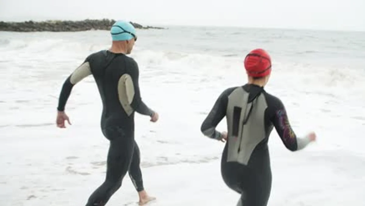 cold water splash fitness german sporty lifestyle