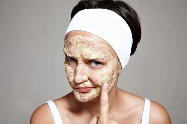 honey face mask glowing skin gentle skincare closeup