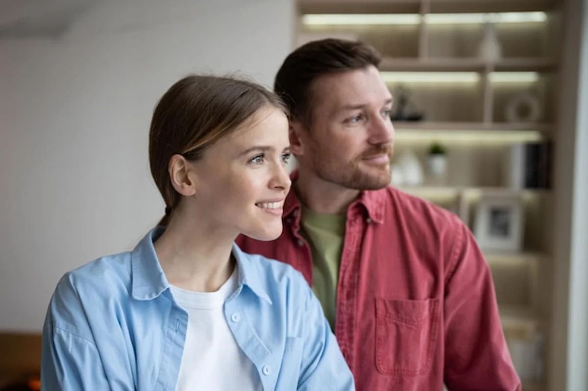 german couple arguing at home, unhappy relationship