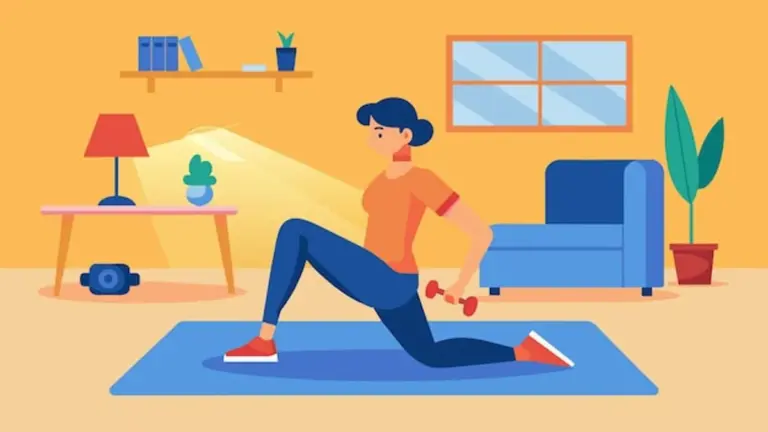 home hiit workout with household objects living room