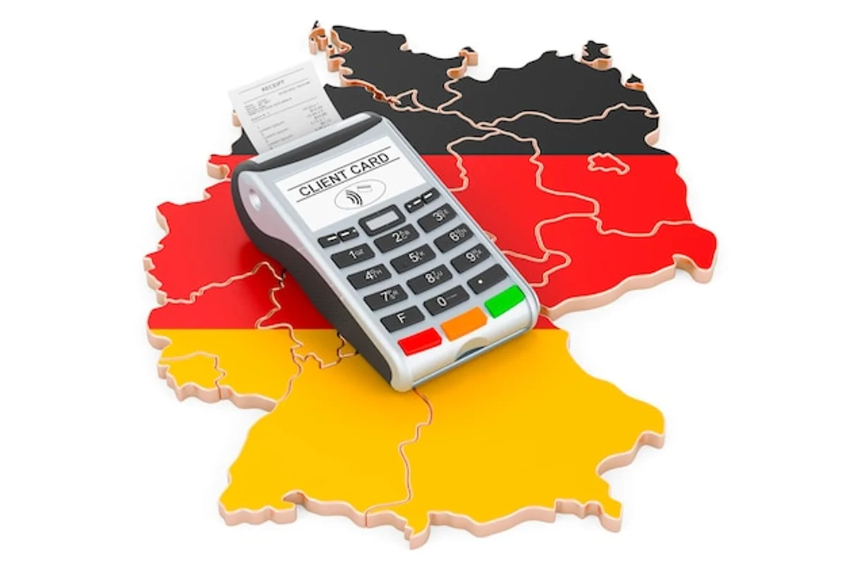 contactless payment in Germany supermarket