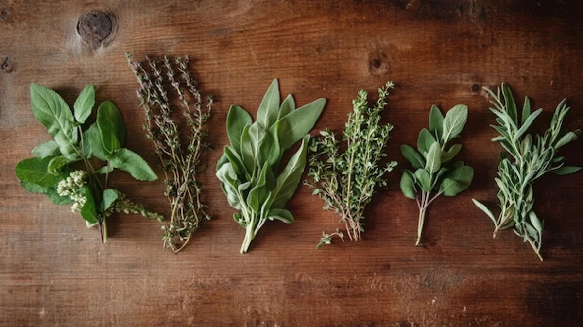 herbal spring salad fresh colorful lunch table Germany