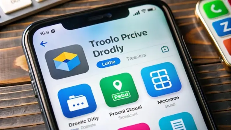 productivity app smartphone colorful workspace