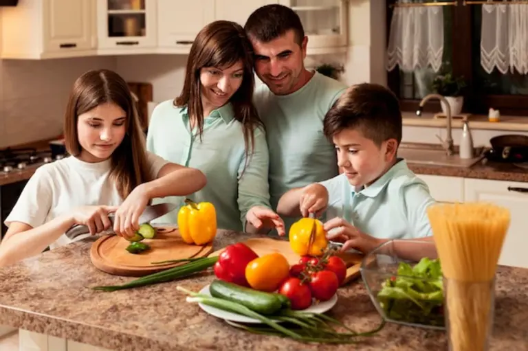 family kitchen organization before after
