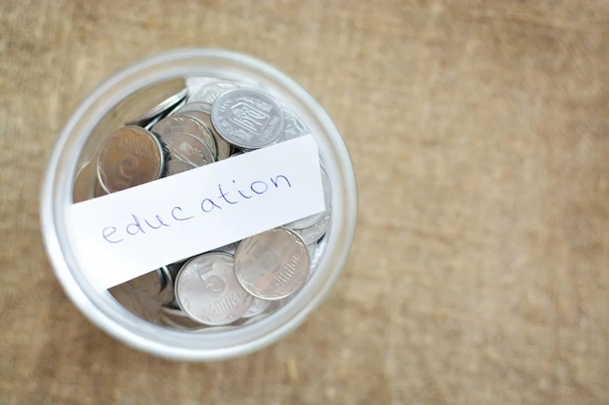 german family saving money with jars