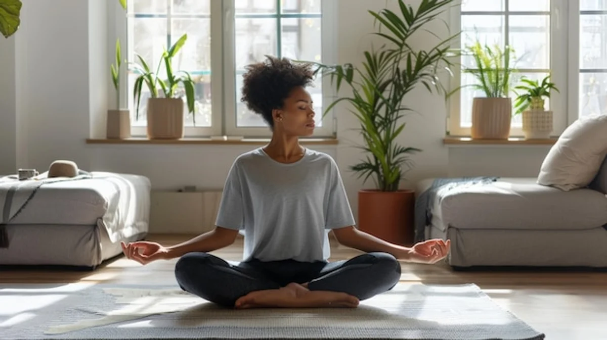 deep breathing relaxation at home