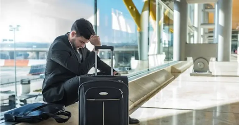 jet lag recovery business traveler daylight airport