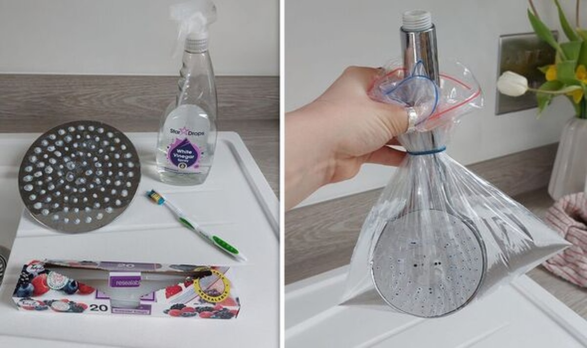 Essig hinter der Toilette – der Trick gegen hartnäckige Ablagerungen - image 1