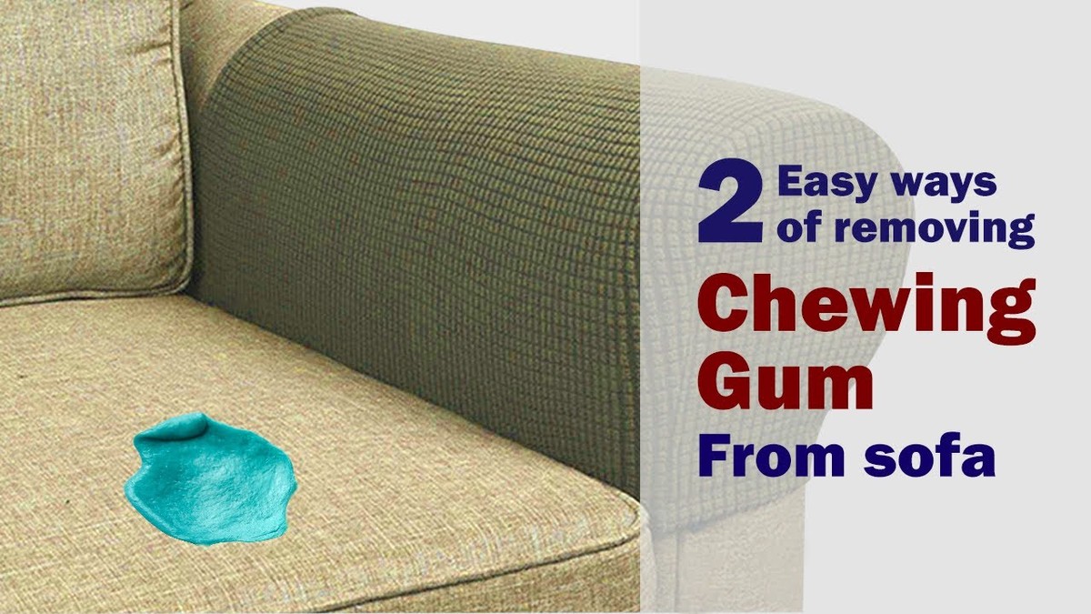 Kaugummi auf dem Sofa? Gefriertruhe löst das Problem in Sekunden