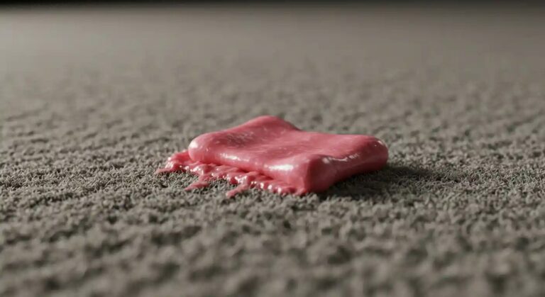 Kaugummi auf dem Teppich? Das Geheimnis liegt im Gefrierschrank