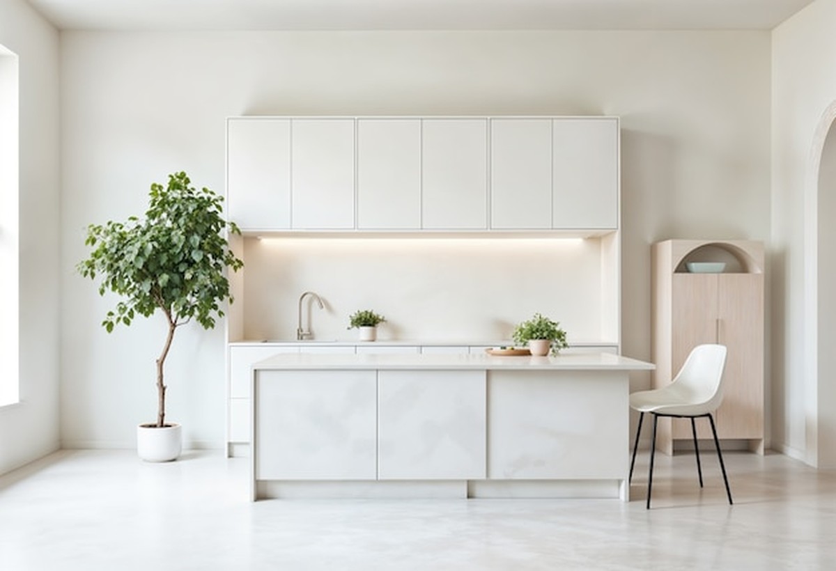 Minimalistische Küche: Warum weniger Möbel mehr Freude bringt