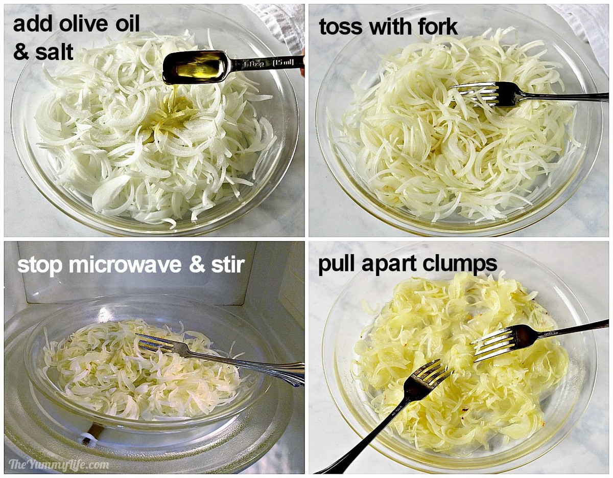 Zwiebeln in der Mikrowelle: Der Trick gegen hartnäckige Verschmutzungen
