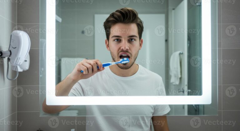 Zahnpasta auf dem Spiegel: Das 10-Minuten-Trick gegen Kalkflecken