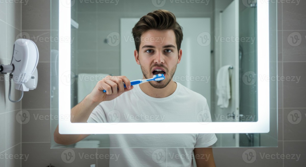 Zahnpasta auf dem Spiegel: Das 10-Minuten-Trick gegen Kalkflecken